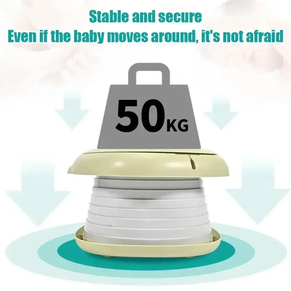 Portable Toilet, Folding Children Portable Potty for Car Camping Indoor Outdoor Bathroom for Baby Kids Children, Camping, Overlanding, Off-roading