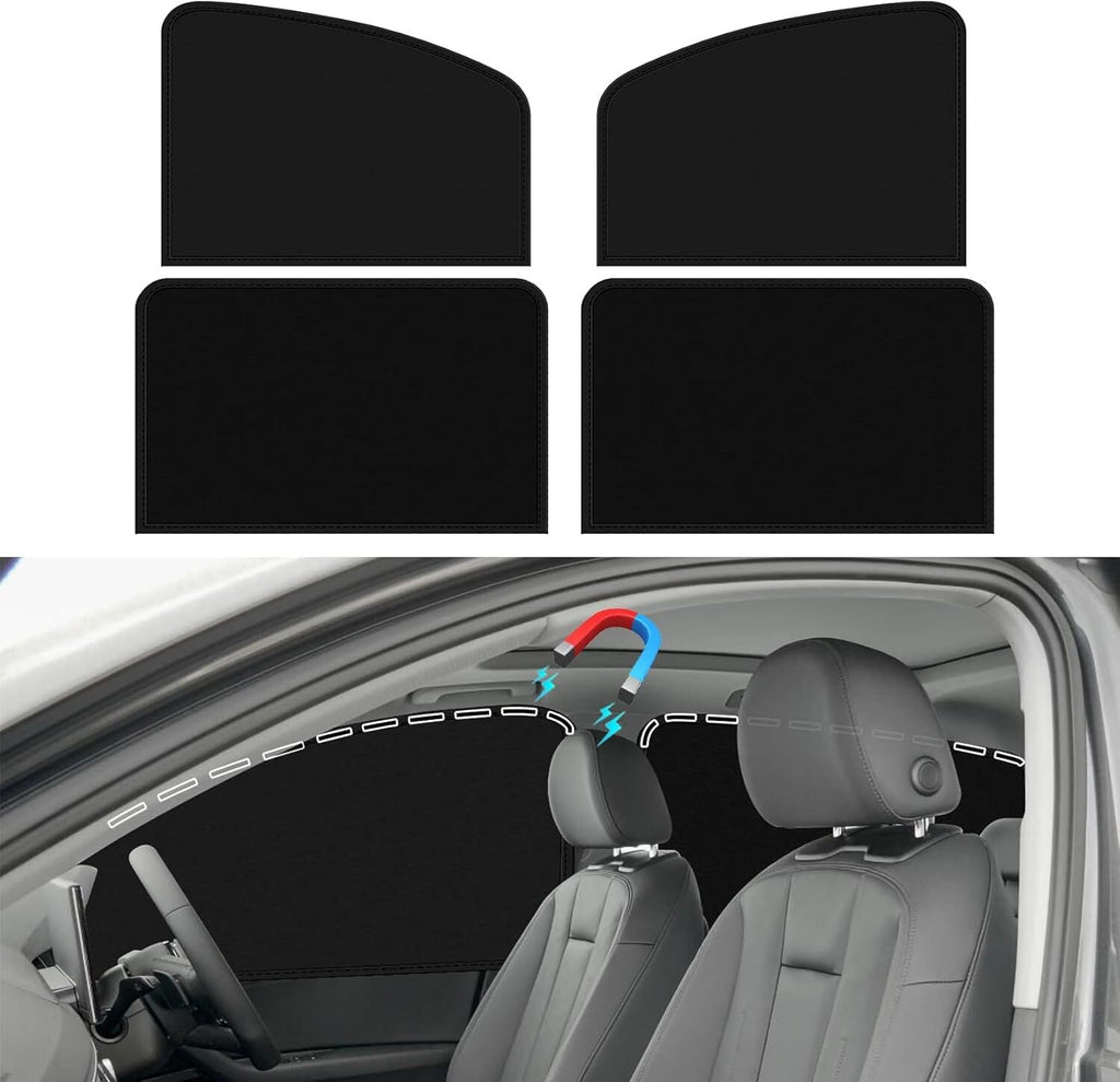 Universal Side Window Sun Shade Magnetic Privacy Blinds Car Blackout Curtain For