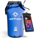 Waterproof Dry Bag - Roll Top Waterproof Backpack Sack Keeps Gear Dry for Outdoor Activities with Waterproof Phone Case