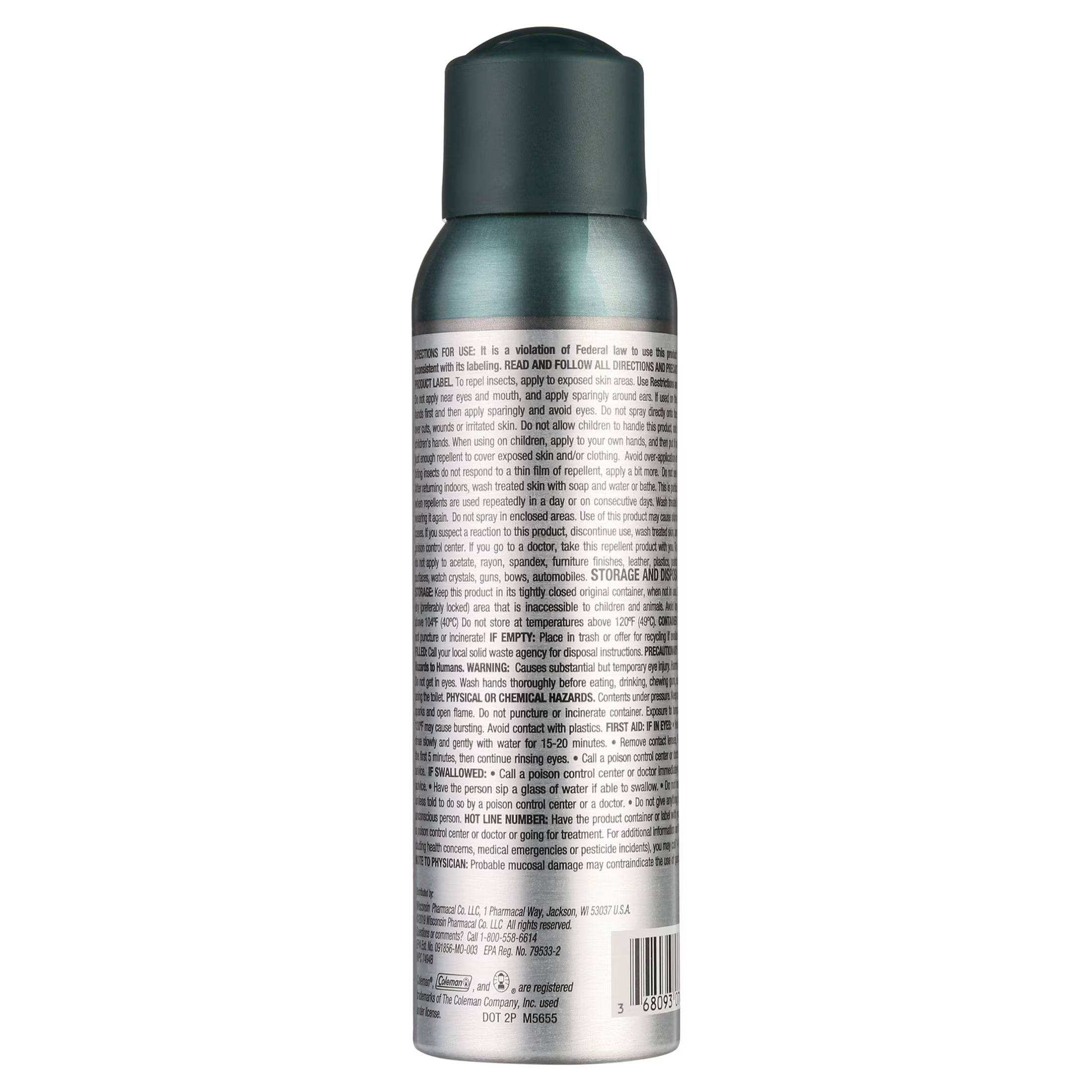 100 Max 100% DEET Continuous Spray Insect Repellent, 4 Oz.