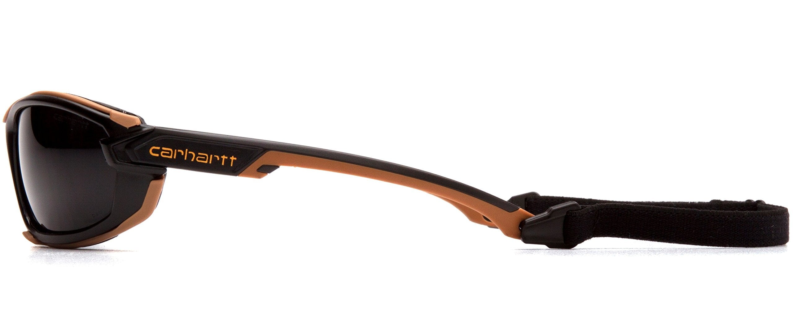 Carhartt  Black & Tan Frame Safety Glasses with Gray H2MAX Anti-Fog Lenses