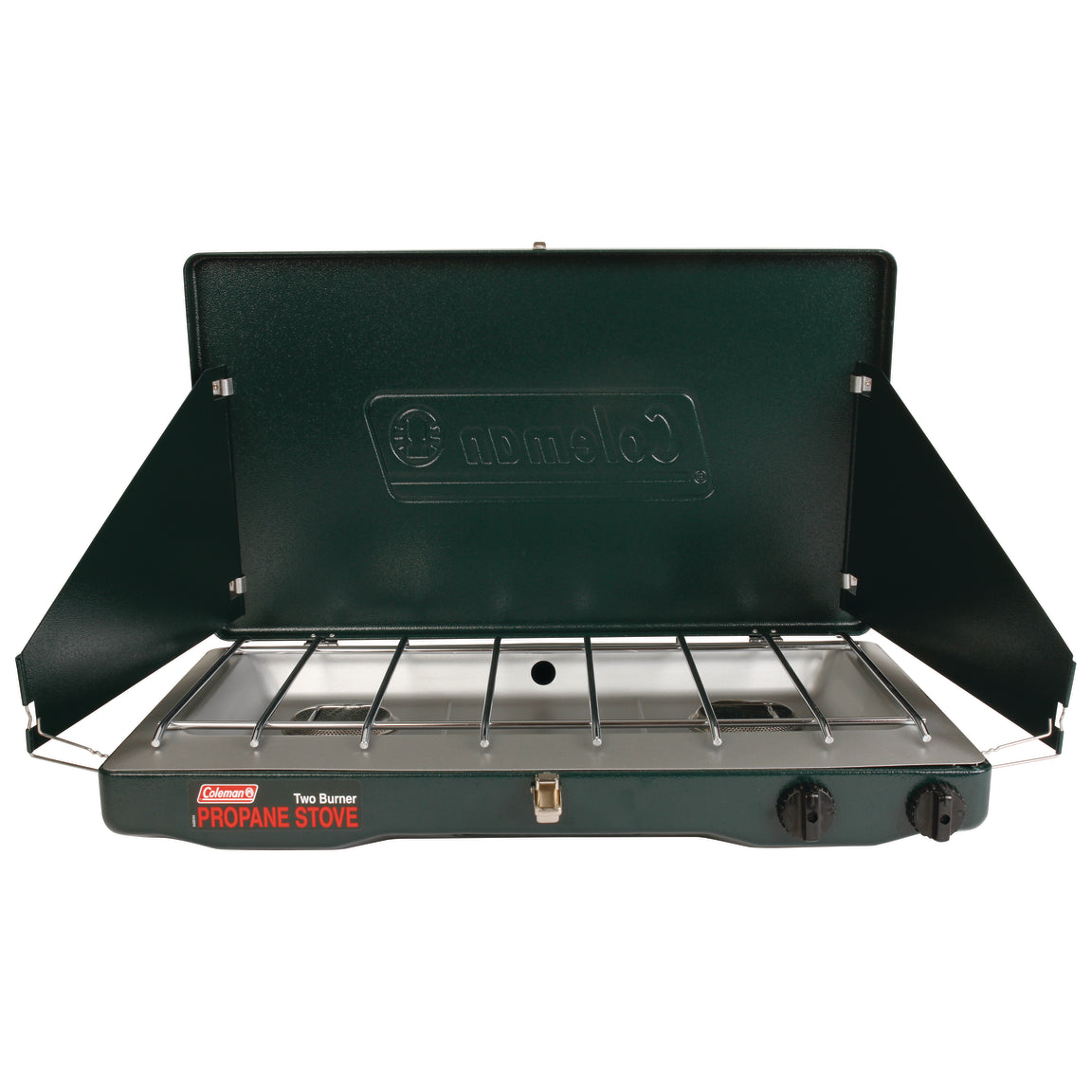 Brand, Matchlight 10,000 BTU 2-Burner Propane Stove, Black
