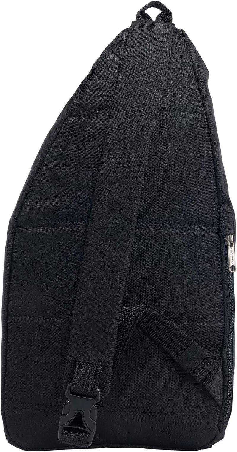 Sling Bag, Sling Crossbody Backpack with Side Release Buckle & Tablet Sleeve, Black