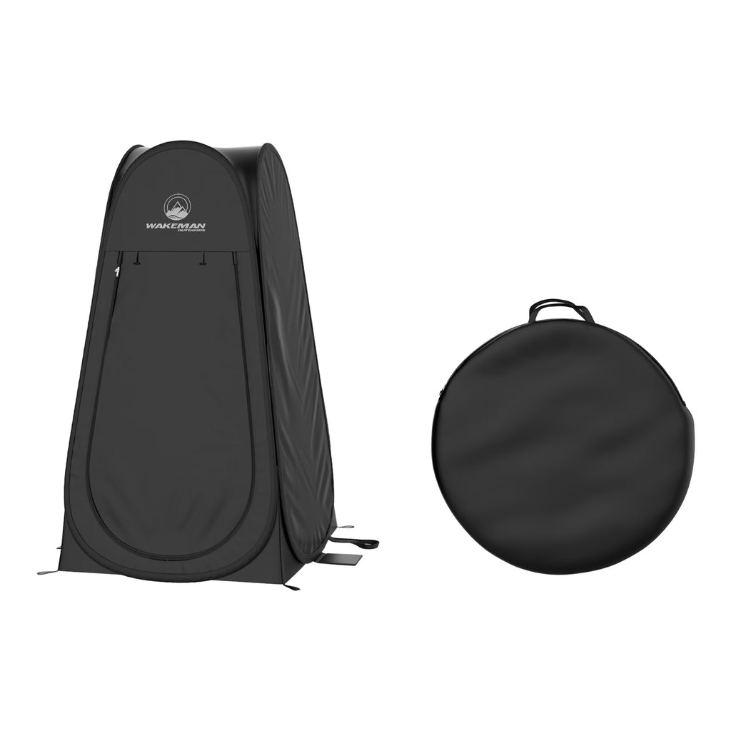 Outdoors Pop up Privacy Tent, Dressing Room, or Bathroom (Black)