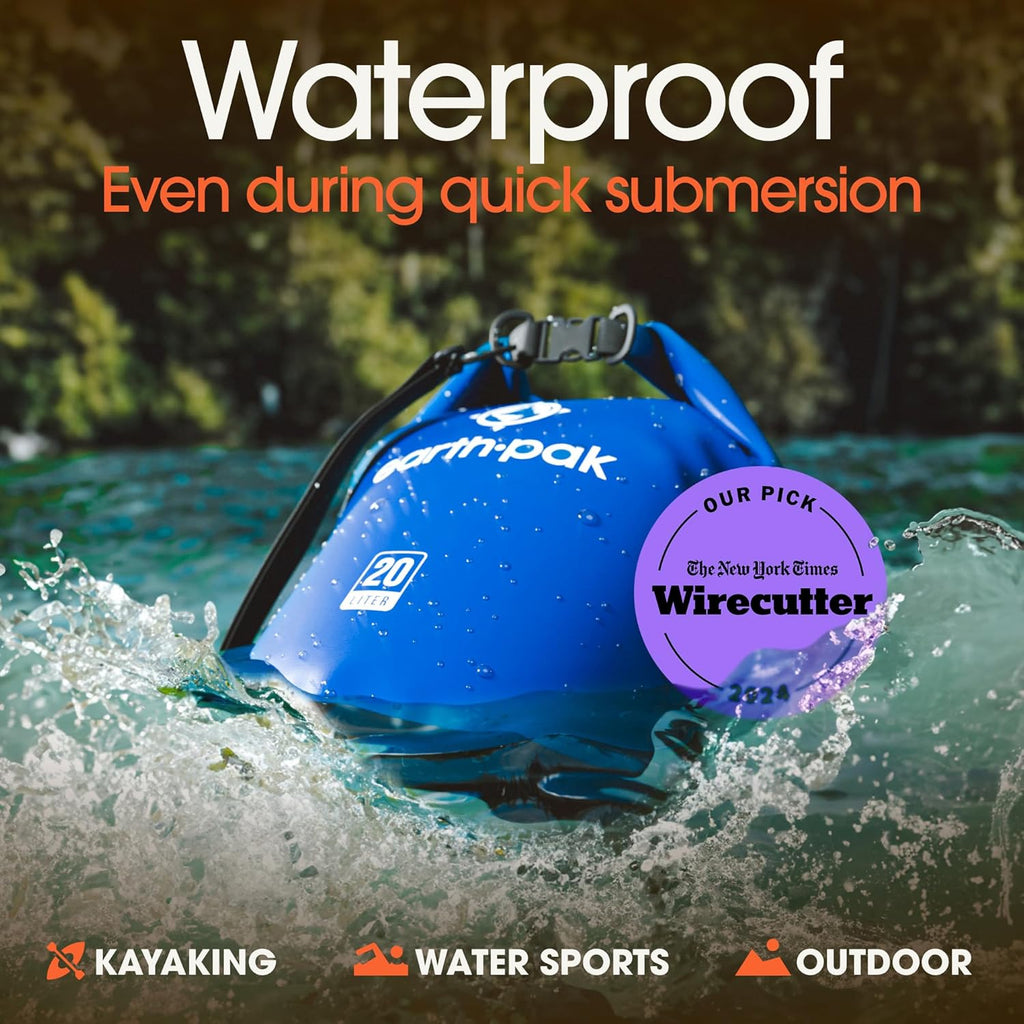 Waterproof Dry Bag - Roll Top Waterproof Backpack Sack Keeps Gear Dry for Outdoor Activities with Waterproof Phone Case