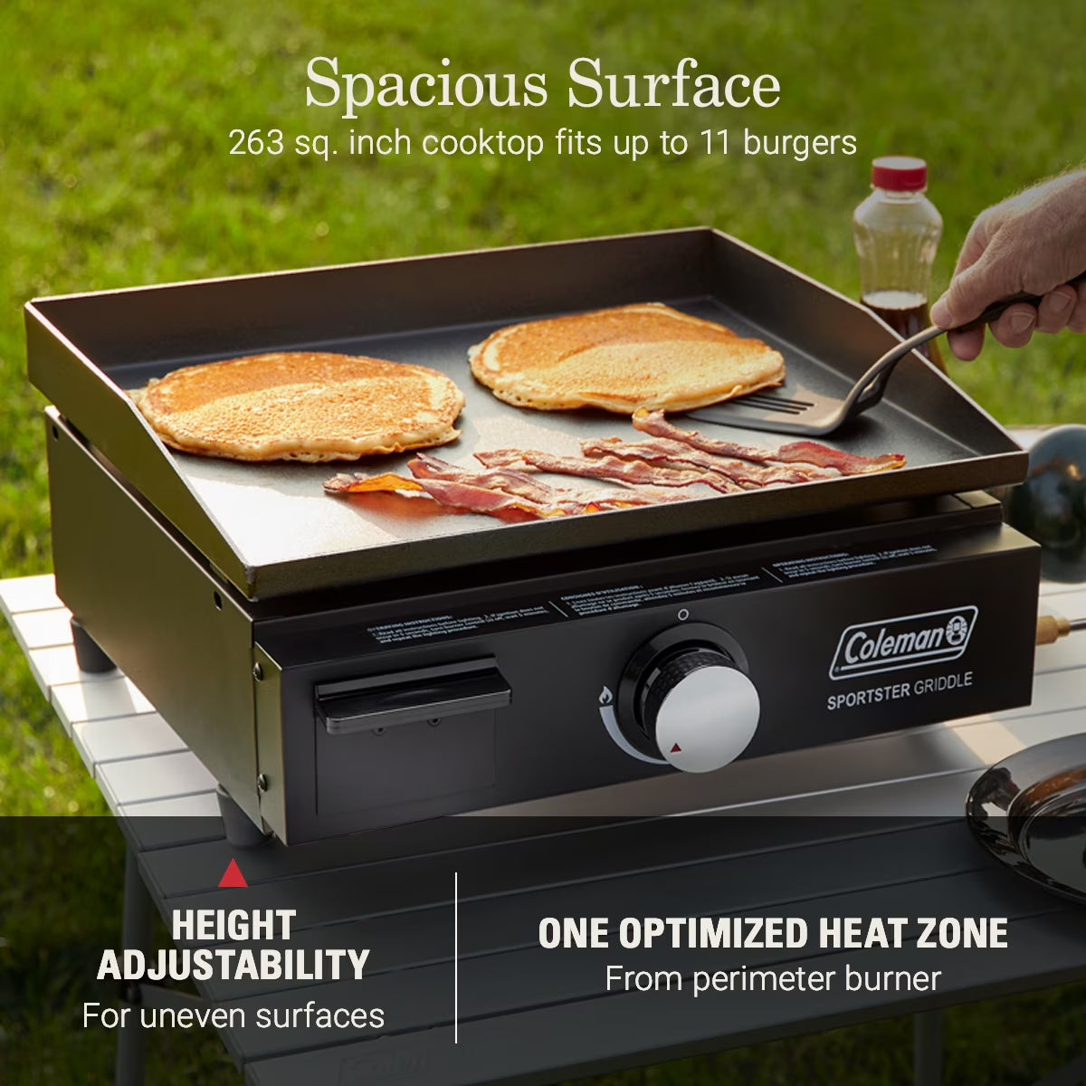 Sportster Tabletop 17-Inch Griddle, Black