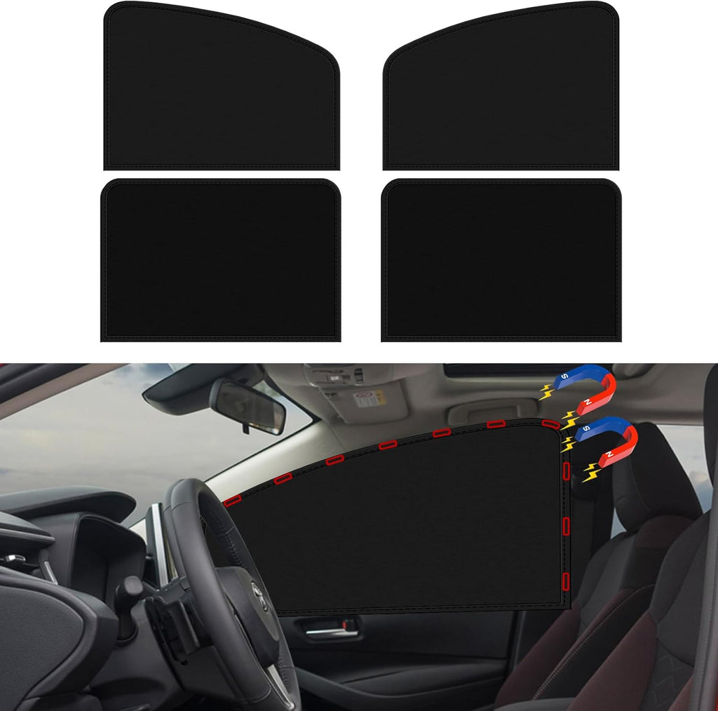 Universal Side Window Sun Shade Magnetic Privacy Blinds Car Blackout Curtain For