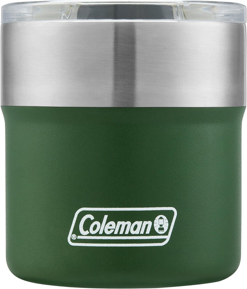 13Oz Vacuum-Insulated Stainless Steel Rocks Glass, Outdoor Cocktail Tumbler with Slidable Spout Cover, Keeps Ice Cold up to 9 Hours