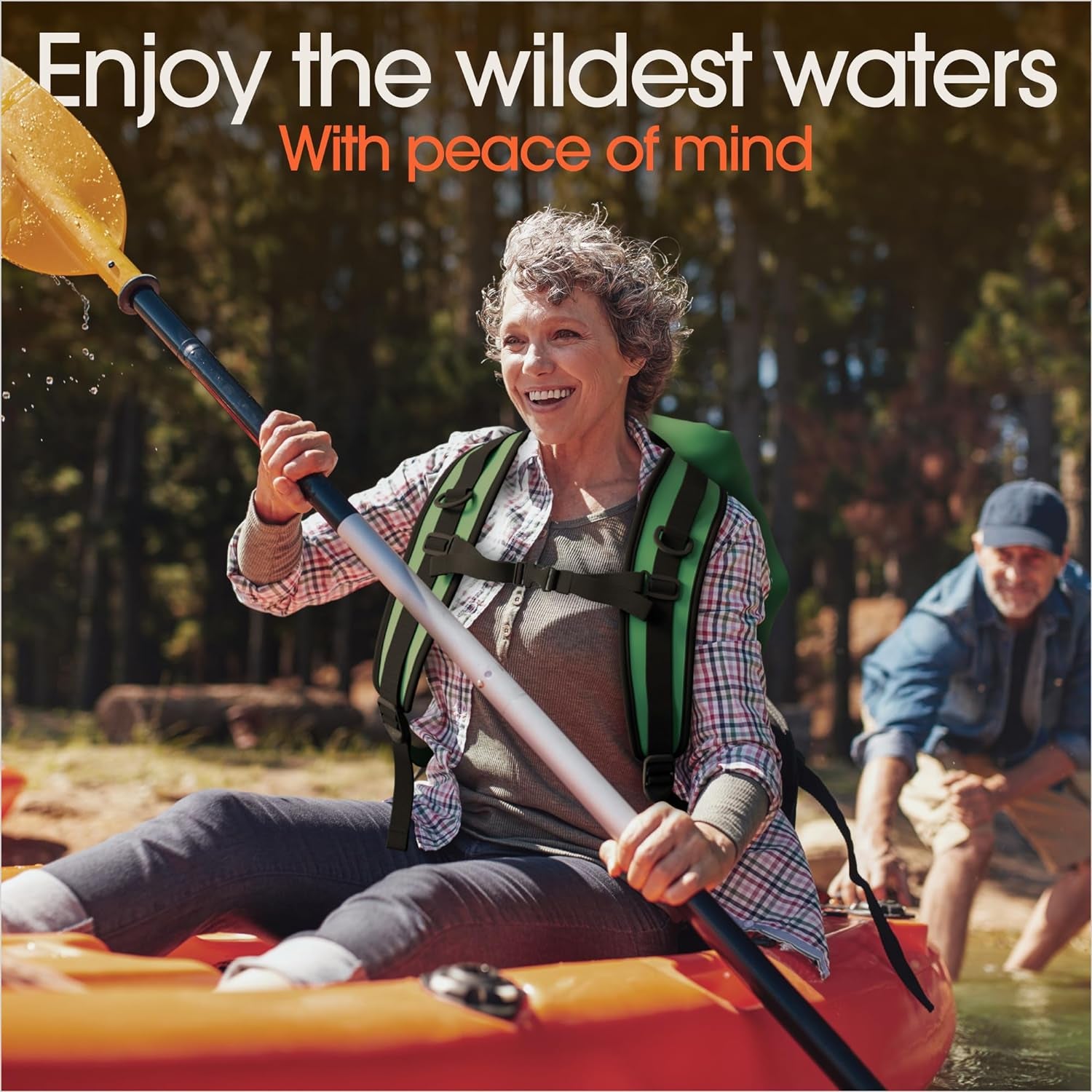 Waterproof Dry Bag - Roll Top Waterproof Backpack Sack Keeps Gear Dry for Outdoor Activities with Waterproof Phone Case