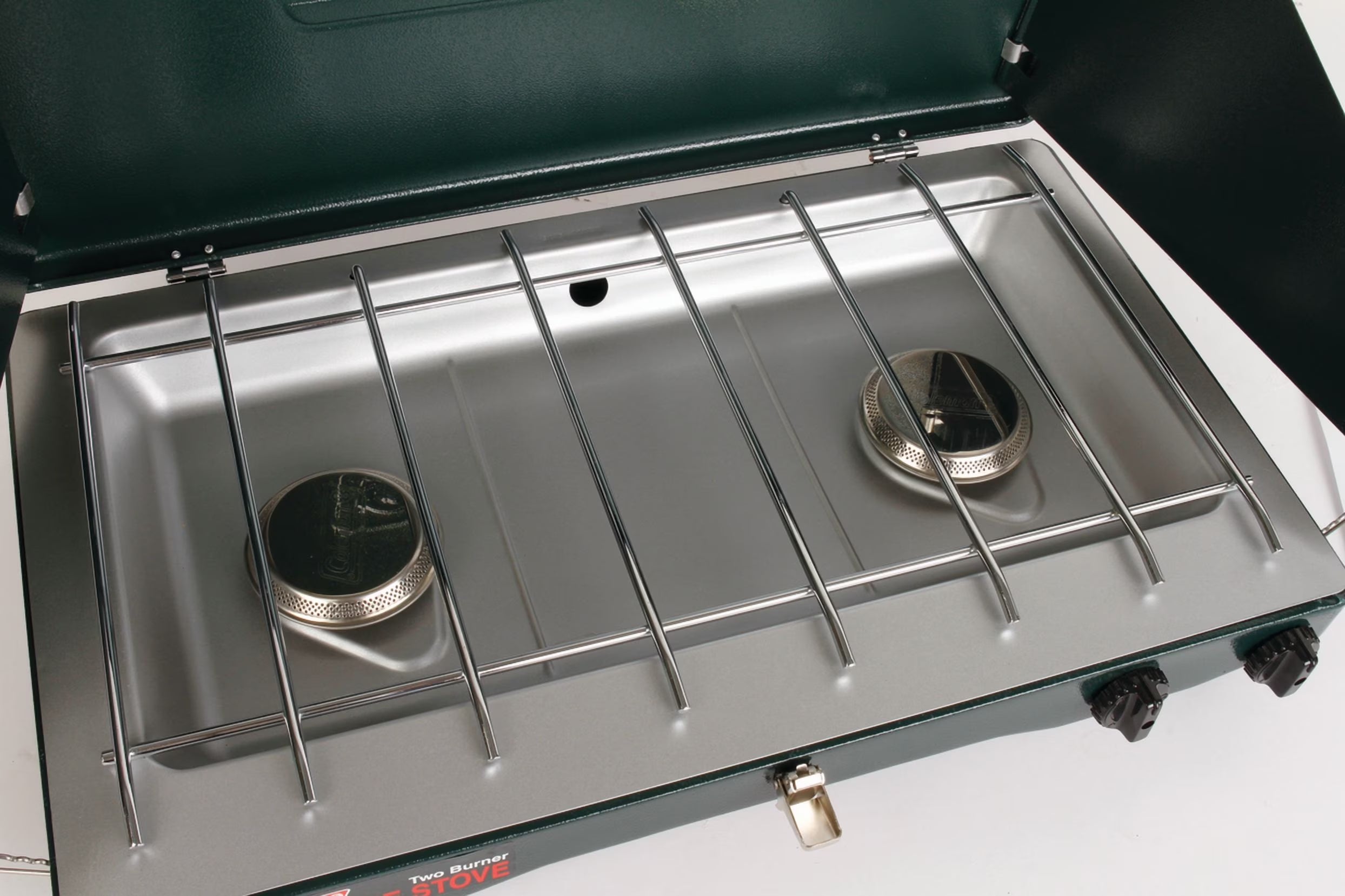 Brand, Matchlight 10,000 BTU 2-Burner Propane Stove, Black