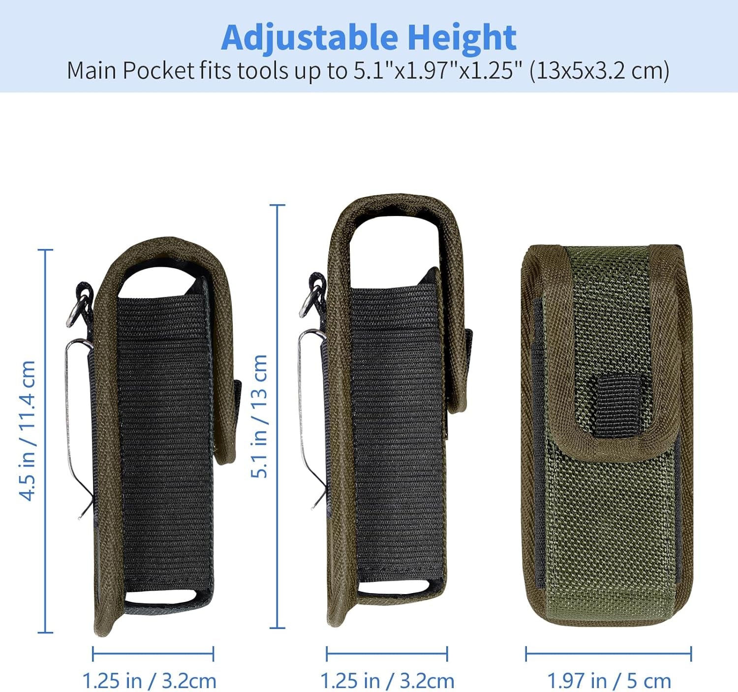 Multitool Sheath EDC Pouch Compatible with Leatherman Wave plus Wingman Surge Re