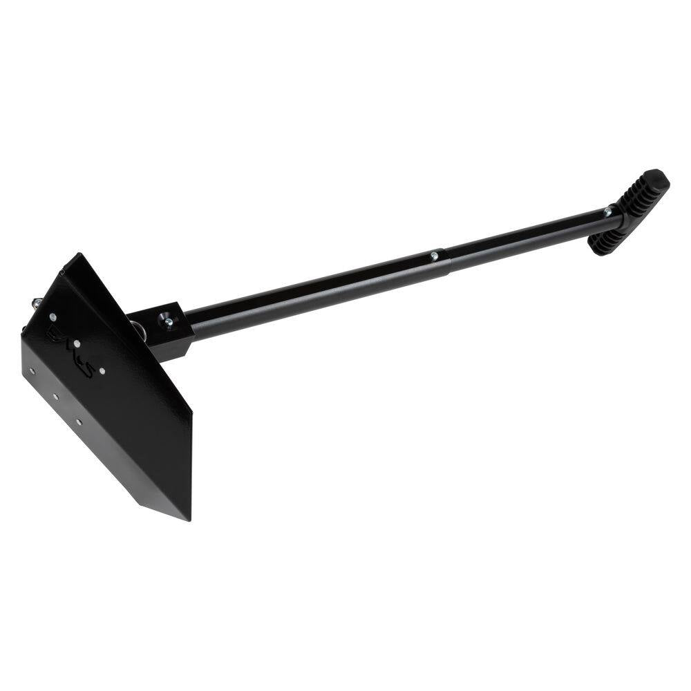 Delta Compact Collapsible Shovel - Carbon Steel Blade and 23 In. Aluminum Handle for Camping and Off-Road Use - Black