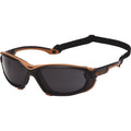 Carhartt  Black & Tan Frame Safety Glasses with Gray H2MAX Anti-Fog Lenses