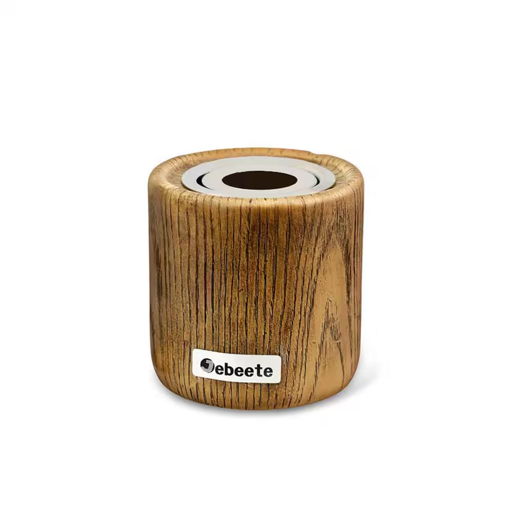 4.7 In. X 4.5 In. Cylindrical Mini Portable Ethanol Tabletop Fire Pit, Indoor and Outdoor Fireplace, Include Wick